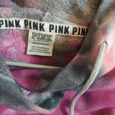 Pull à capuche rose à glissière ABRA en solde