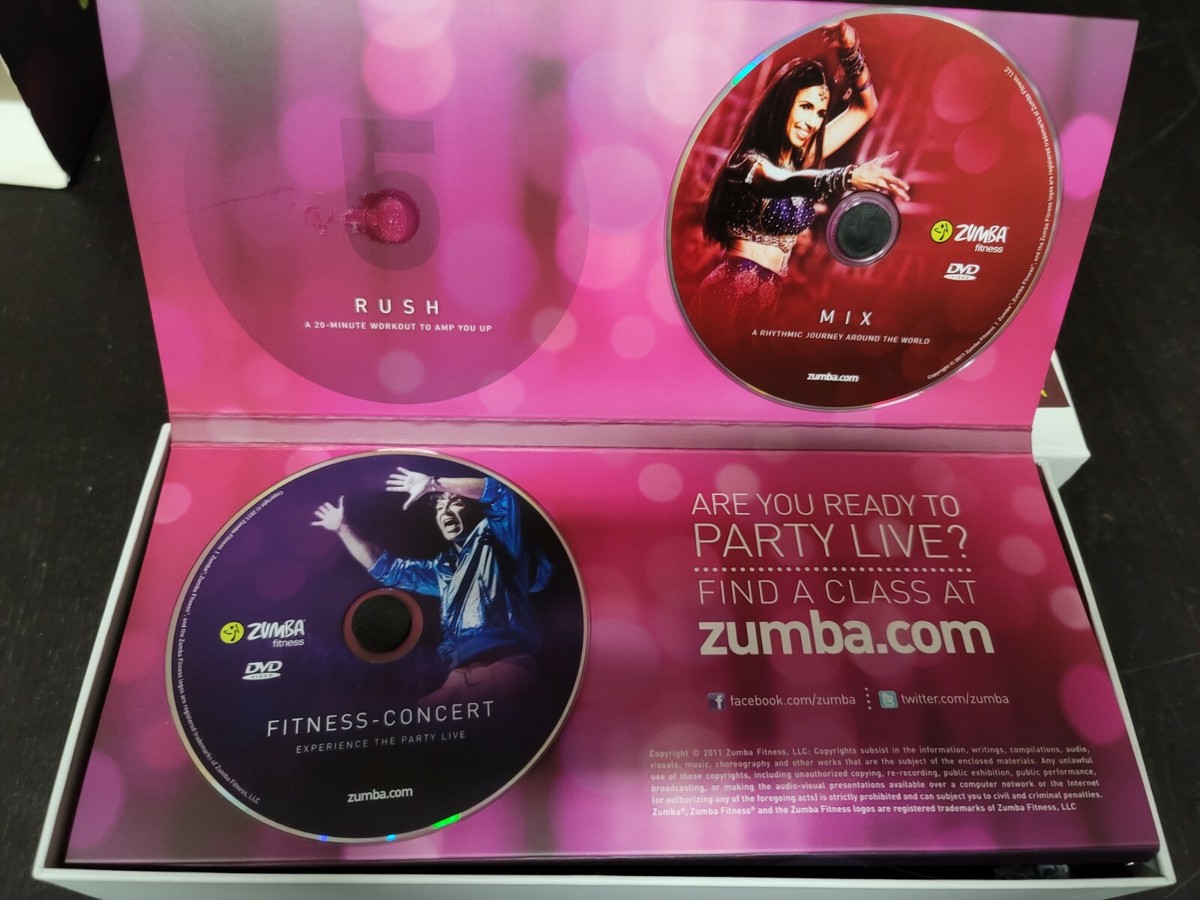 Zumba Fitness Exhilarate Body Shaping System 6 DVD Set