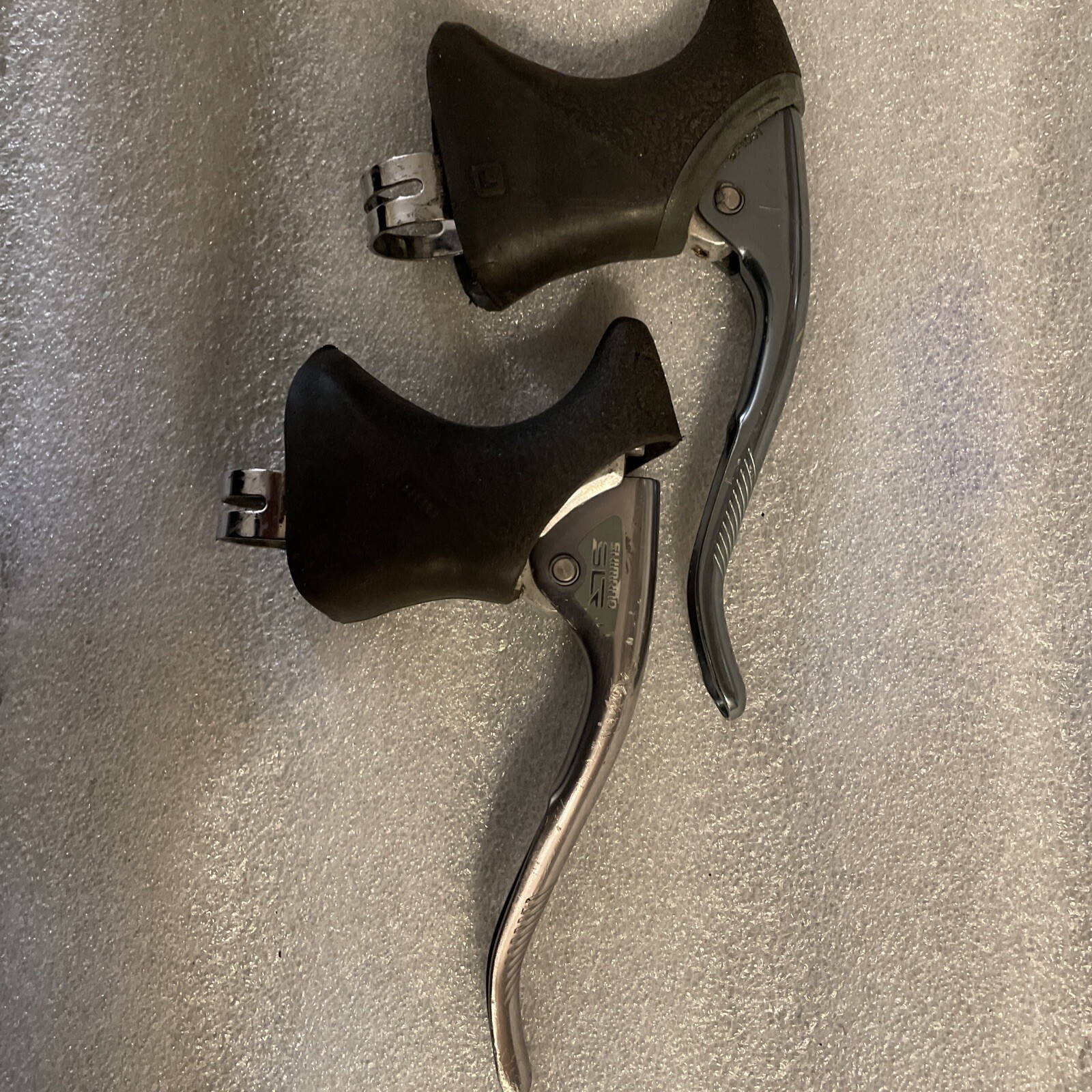 Shimano 105 Brake levers AERO Vintage Bike Black HOODS SLR RETURN