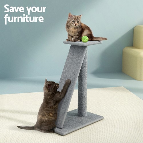 i.Pet Cat Tree Scratching Post Tower Scratcher 82cm Condo Trees House Climb - Picture 5 of 9