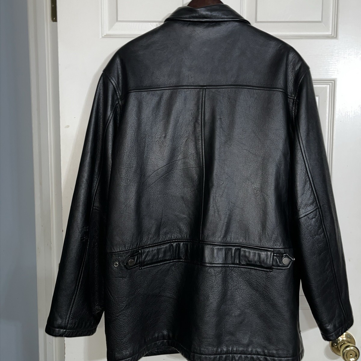 Wilsons Leather M. Julian Leather Jacket Size XL Zip Front Men's