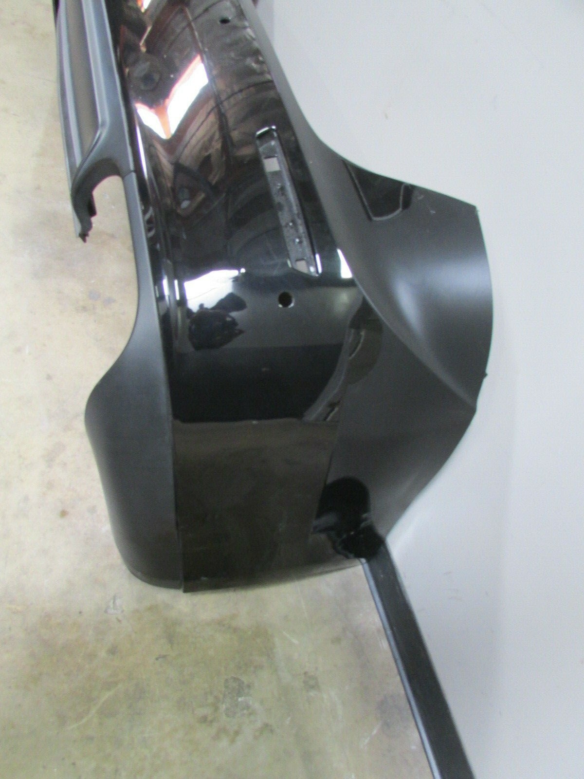 Maserati Ghibli, Rear Bumper w/ Sensor Holes, Used, P/N 673004368
