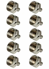 10 PCS Pack F Type 75 Ohm Male Terminator Connector End Cap Cover