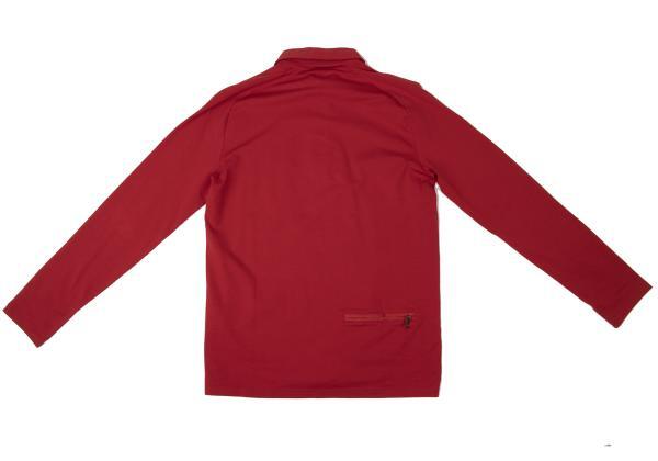 PRADA SPORT Cotton Stretch Half Zip Long Sleeve T Shirt Size PRADA SPORT Cotton Stretch Half Zip Long Sleeve T Shirt Size