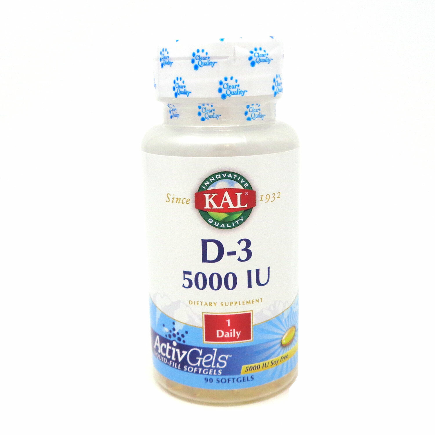 Kal Ultra D3 ActivGel Softgel (Btl-Plastic) 5000IU 90ct