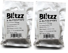 2X ProX X-BLITZZP10FT Blitzz Large Titanium Powder Cold Spark Effect Granules