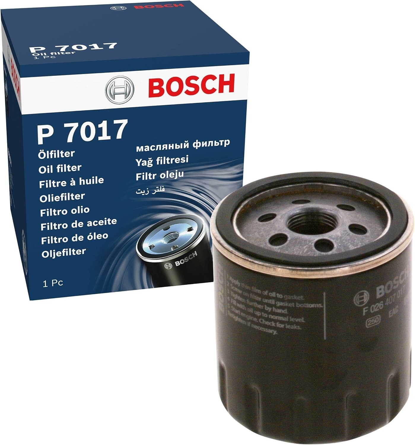 For Ford - Focus MK2 1.8 TDCi 2004-2012 Oil Filter P7017 F026407017 Bosch