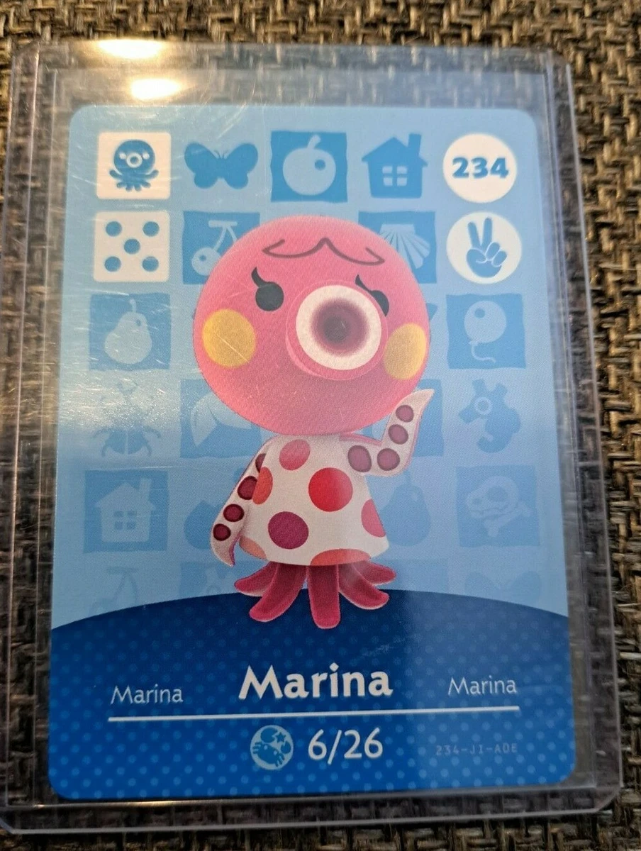 Animal crossing sale marina amiibo card