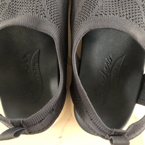 Skechers Arch Fit City Catch Navy Blue Knit Sandals Shoes 119236 Womens Size 9 - Imagen 9 de 14