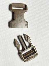  5Pack 1.5  inch 38mm Quick Side Release Buckle/Dual-Side Adjust- Brown-US Made