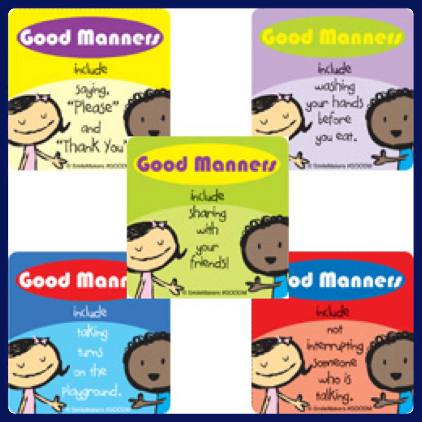 Good Manners Chart Images