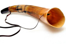 18" Viking War Horn Christmas Battle Trumpet Premium Hand Engraved Blow Horn