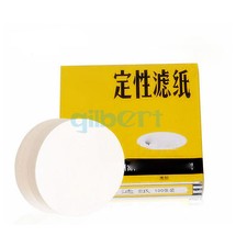 A Box of 100 7-18cm Diameter 10-25 Micron Speed Ashless Qualitative Filter Paper