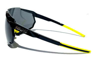 NEW 100% Percent RACETRAP 3.0 Gloss Black Shield Smoke Grey