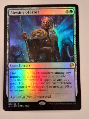 Blessing of Frost - FOIL - Kaldheim - Magic the Gathering MTG