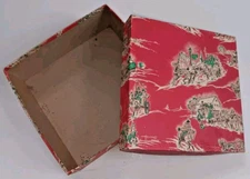 Vintage Christmas Freihofer's Deluxe Fruit Cake Fruitcake Cardboard Box