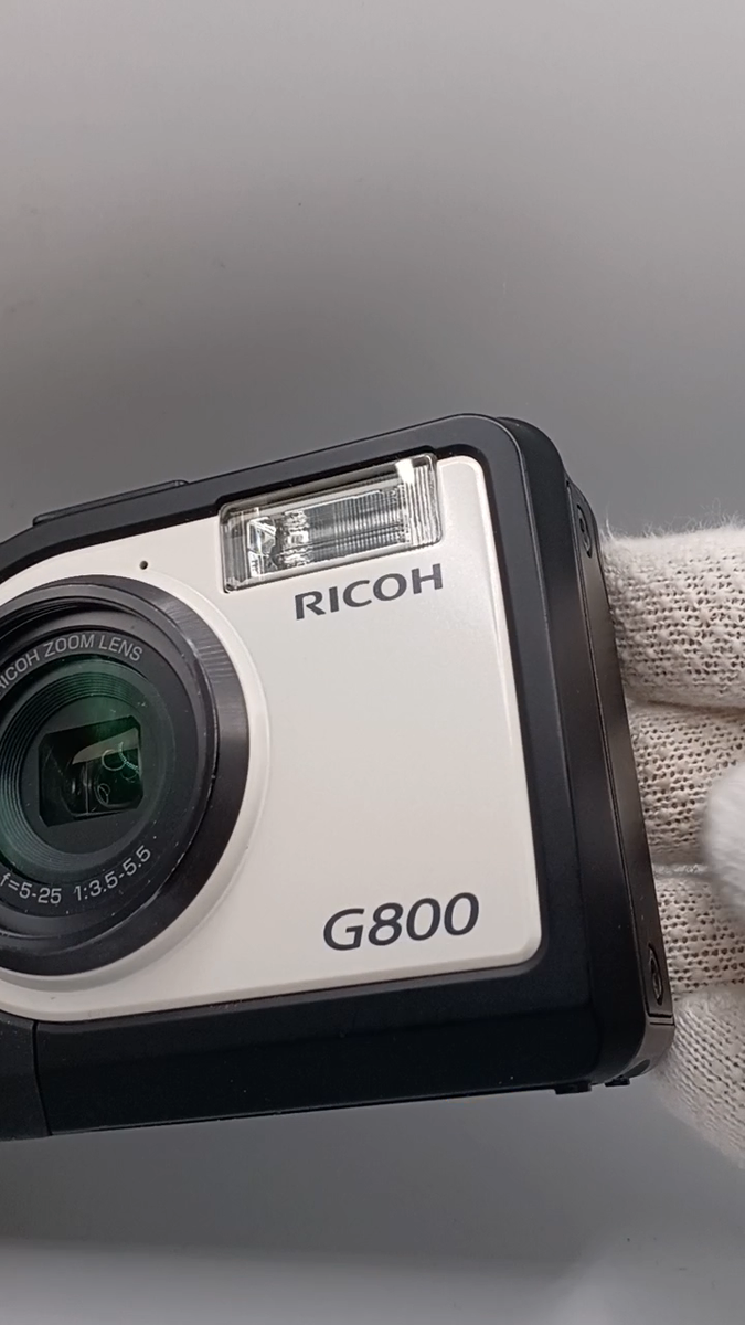 リコー　RICOH G800 M0516#A-348 🎦👀✨MINT✨ Ricoh G800 16MP Compact Digital Camera Black Heavy