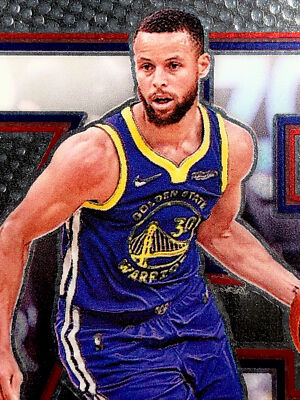 2021-22 Panini Prizm #14 STEPHEN CURRY NBA 75th Anniversary