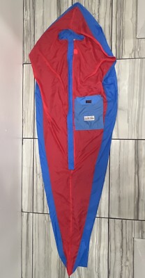Mont-bell Breeze Dry Tec Zip Sleeping Bag Cover Rare Blue And Red