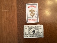 ICOLLECTZONE US Canal Zone 141 & 151  VF NH