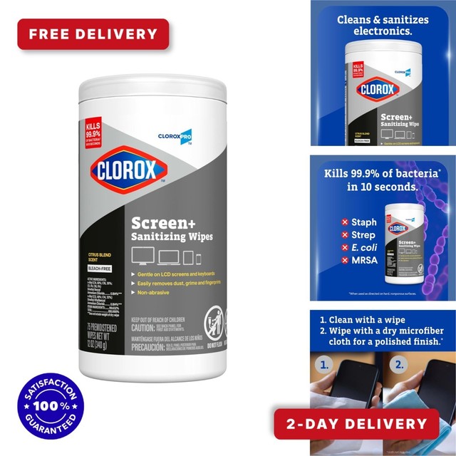 CloroxPro ScreenPlus Sanitizing Wipes