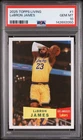 2025 Topps Living LeBron James #1 First Card in Set PSA 10 GEM MINT