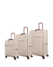 Image of IT Luggage Esplanade 3pc Suitcase Set - Macadamia (2598)