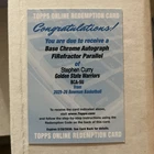 Stephen Curry 2025-26 Bowman FIREFRACTOR Parallel Auto /3