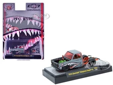 1973 CHEVROLET CHEYENNE SUPER 10 BEDLESS TRUCK GRAY 1/64 MODEL BY M2 31500-HS62