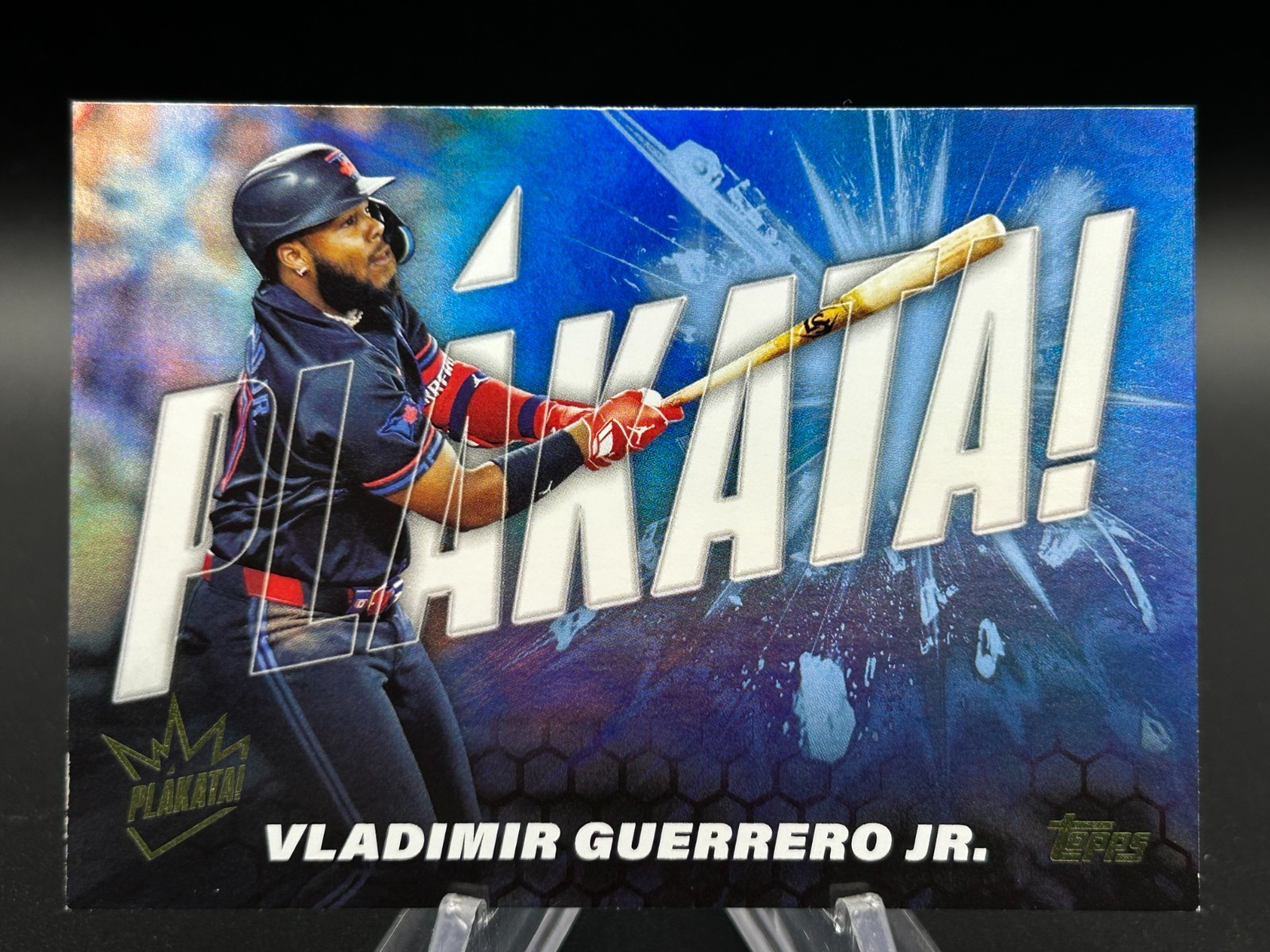 2025 Topps VLADIMIR GUERRERO JR Plakata Insert SSP #PLAK-6 Blue Jays PLÁKATA!