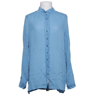 Custommade, Bluse, Größe: 42, Blau, Seide, Einfarbig, Damen #0KI