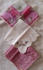 Vintage HANDKERCHIEFS - LOT Of 3
