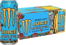 Monster Energy Juice Monster Mango Loco, Energy Juice, Energy Drink Pack of 15