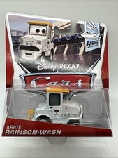 NIB 2012 KRATE RAINSON-WASH AIRPORT ADVENTURE DISNEY PIXAR CARS 1/55 TOY 6/7