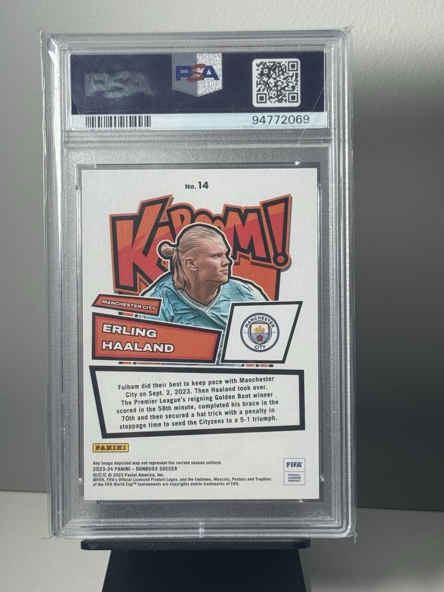 その他 2021-22 Panini WC Erling Haaland Kaboom Erling Haaland 2021 Donruss #17 Kaboom! /(SSP) Price Guide