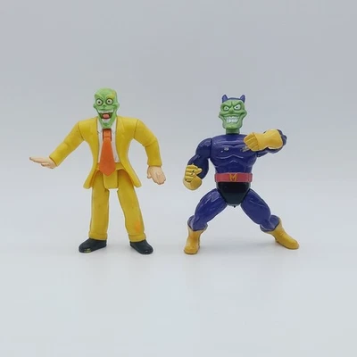Lot x2 Action Figures The Mask Burger King 1998 & bootleg vintage working - Imagen 1 de 4
