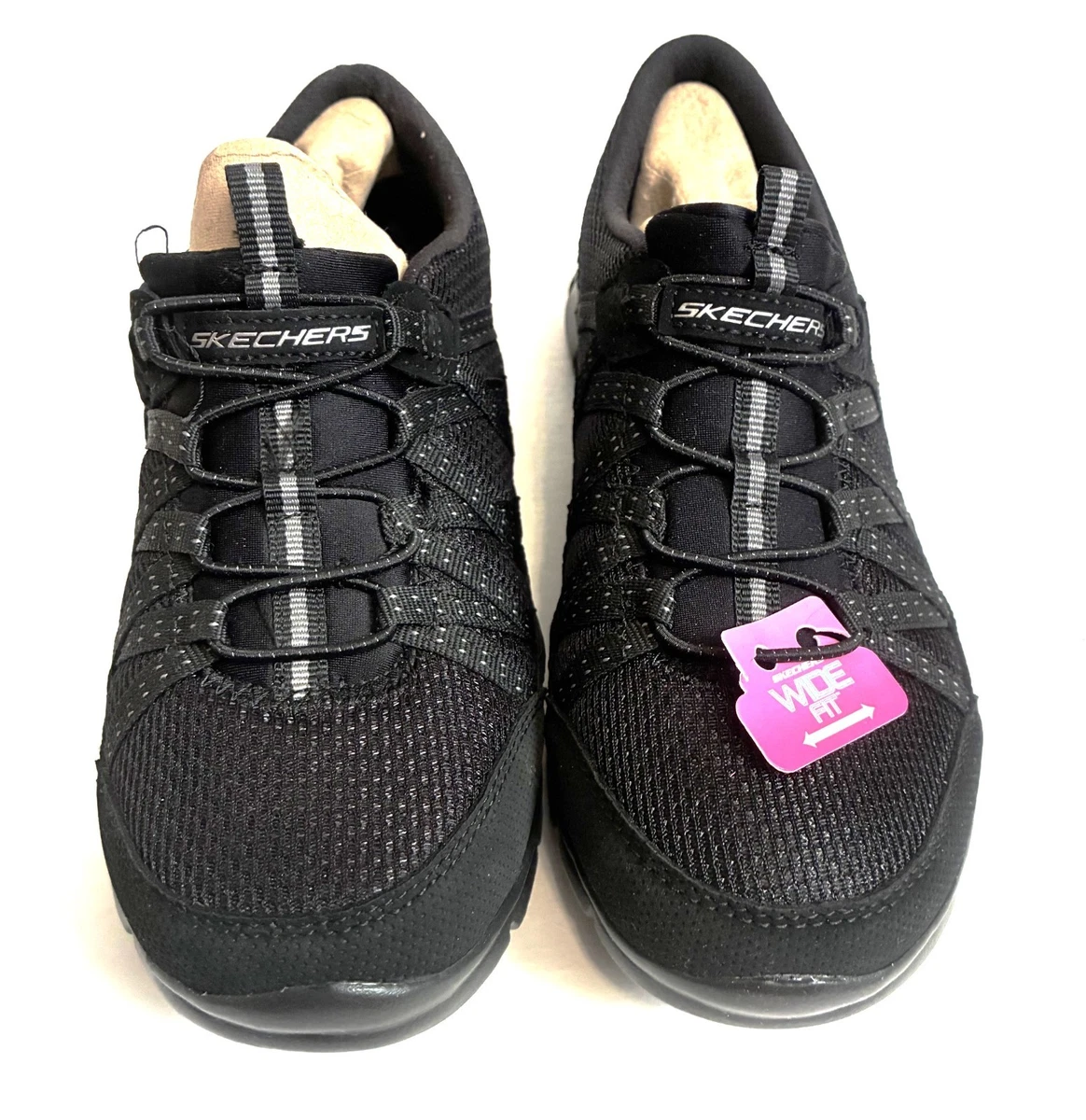 Skechers Memory Foam SKECHERS Black Athletic Shoes for Women for