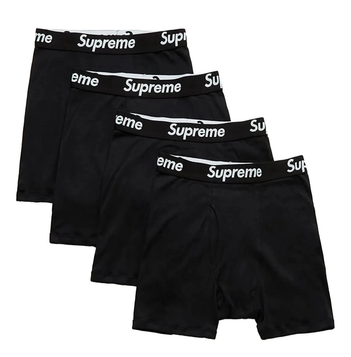 M3枚Supreme Hanes® Boxer Briefs Black\