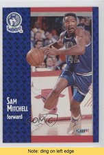 1991-92 Fleer Sam Mitchell #123 READ 0b3