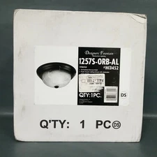 New Designers Fountain 2-Light Flush Mount Ceiling Light Oil Rubbed Bronze