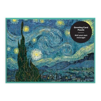 MoMA Starry Night Greeting Card Puzzle (US IMPORT)