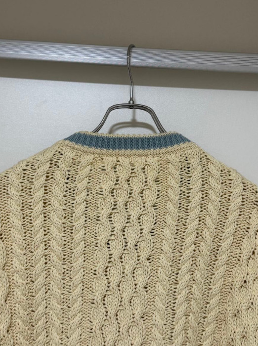 Lacoste × Golf LE FLEUR Collaboration Knit Cardigan Jacket Size XL thumbnail 9