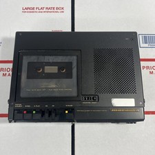 Marantz PMD201 Portable Cassette Recorder Player  AS IS - Spins /Works NO SOUND