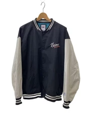 VISION STREET WEAR Sukajan Jacket, Large, Nylon, Black, Solid Color, 2305024-l