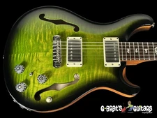 2021 PAUL REED SMITH PRS HOLLOWBODY II FLAME TOP & BACK w PIEZO ~ ERIZA SM BURST