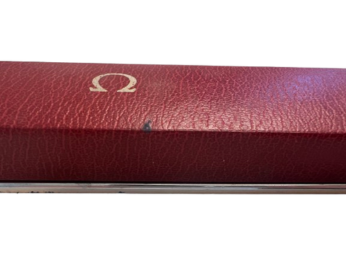 Montre Omega plaqué or avec bracelet en cuir dans sa boîte d'origine - Photo 16/19