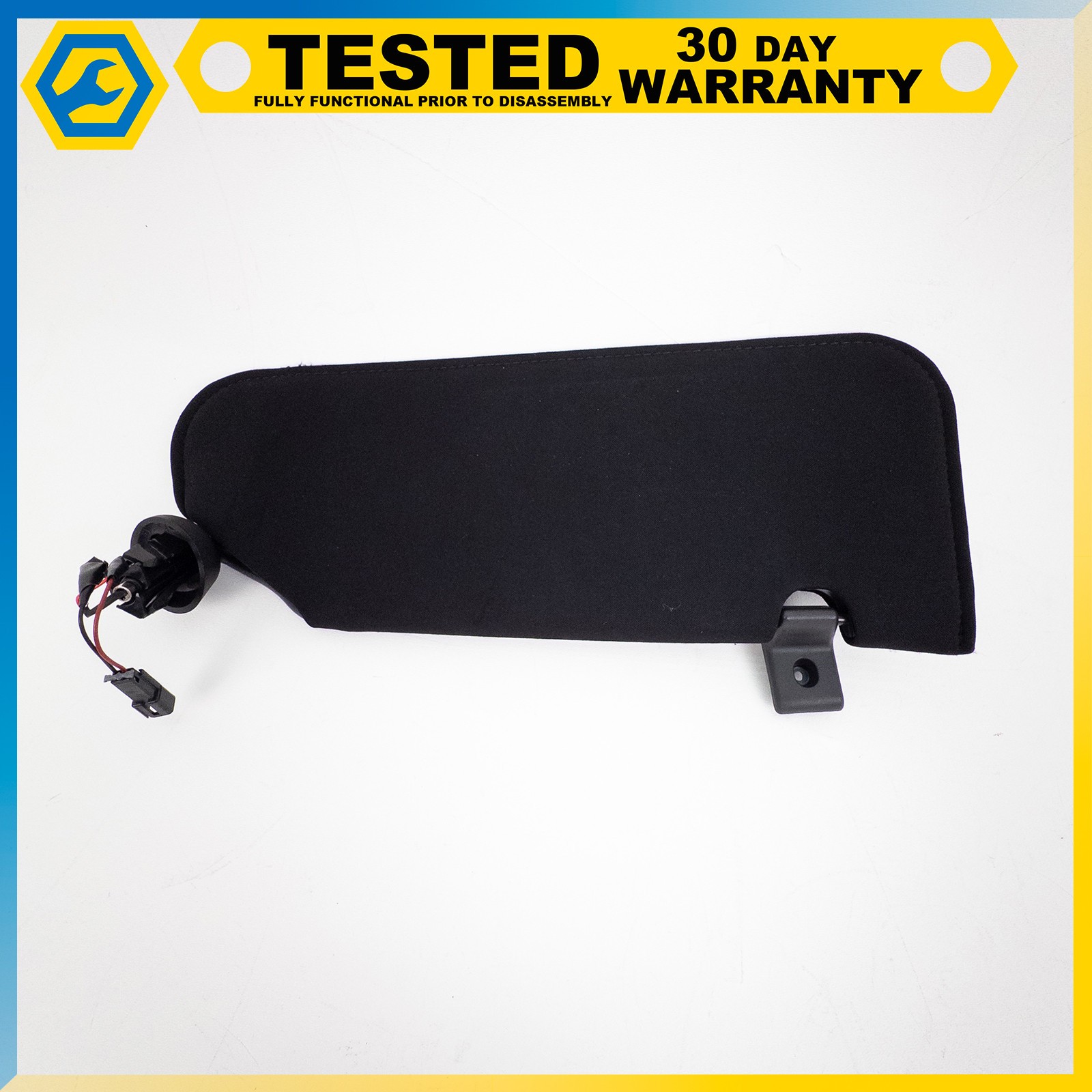 05-13 CHEVROLET CORVETTE C6 LEFT DRIVER SIDE INNER SUNSHADE SUNVISOR BLACK OEM