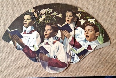 Vintage CONNOR FUNERAL HOME EVERETT PA Advertising Fan Bedford County 