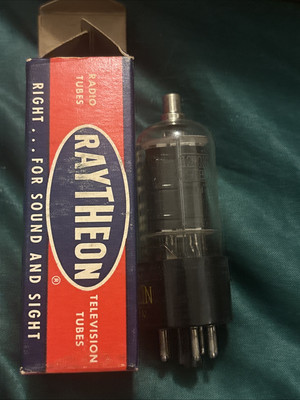 Raytheon 12BQ6GTB Vacuum Tube Vintage NIB NOS Amplifier 12BQ6 GTB G12 yellow P