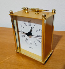 Orologio Da Tavolo Vintage Anni 80 - Design Classico Con Numeri Romani (NUOVO)